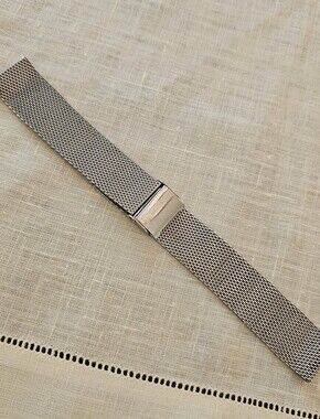 Vintage Maruman 4NS11 Stainless Steel Mesh Watch Band Bracelet 18mm